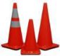 Rebar Caps and Traffic Cones